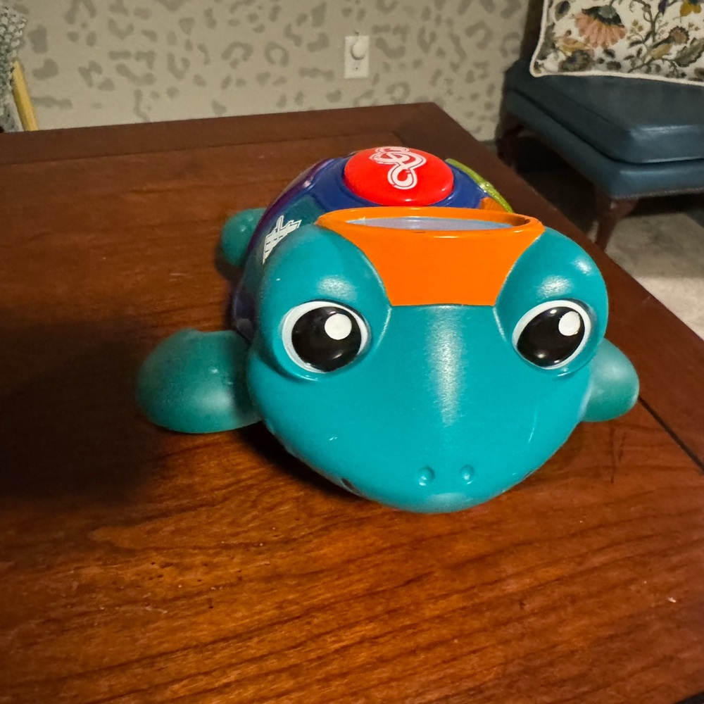 Interactive Blue Turtle Toy